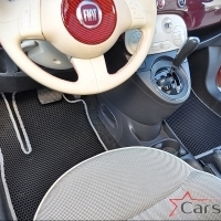 Автомобильные коврики EVA на Fiat 500 II (2007->)