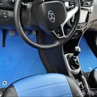 Автомобильные коврики EVA на Hyundai Solaris I (2010-2017)