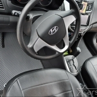 Автомобильные коврики EVA на Hyundai Solaris I (2010-2017)