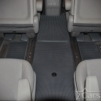 Автомобильные коврики EVA на Kia Carnival III (9мест) 2+2 без трансформеров (2014->)