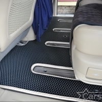 Автомобильные коврики EVA на Kia Carnival III (7мест) 2+3 без трансформеров (2014->)