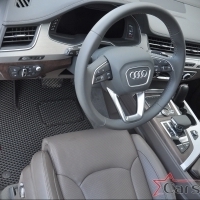 Автомобильные коврики EVA на Audi Q7 II 3 ряда (2015->)