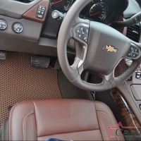 Автомобильные коврики EVA на Chevrolet Tahoe IV 3 ряда (2014->)