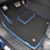 Автомобильные коврики EVA на Infiniti QX80 3 ряда (2014->)