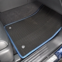Автомобильные коврики EVA на Infiniti QX80 3 ряда (2014->)