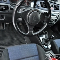 Автомобильные коврики EVA на Mitsubishi Lancer Evolution VII (2001-2003)