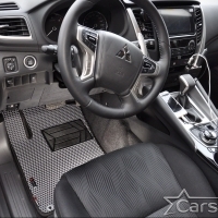 Автомобильные коврики EVA на Mitsubishi Pajero Sport III (2015->)