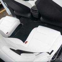 Автомобильные коврики EVA на Tesla Model X 6 мест 3 ряда (2015->) 