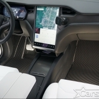 Автомобильные коврики EVA на Tesla Model X 6 мест 3 ряда (2015->) 