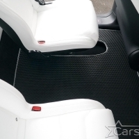 Автомобильные коврики EVA на Tesla Model X 6 мест 3 ряда (2015->) 