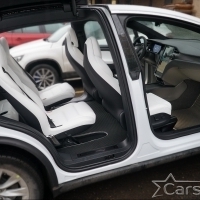 Автомобильные коврики EVA на Tesla Model X 6 мест 3 ряда (2015->) 