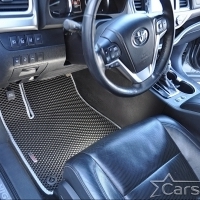 Автомобильные коврики EVA на Toyota Highlander III (2013-2019)