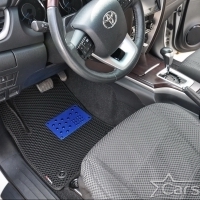 Автомобильные коврики EVA на Toyota Hilux VIII (2015->)