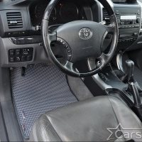 Автомобильные коврики EVA на Toyota Land Cruiser Prado 120 (2002-2009)