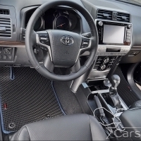 Автомобильные коврики EVA на Toyota Land Cruiser Prado 150 рестайл 3 ряда (2013->)