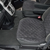 Автомобильные коврики EVA на Toyota Noah-Voxy II пр.руль (2007-2015) 2 ряд - без прохода