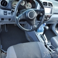 Автомобильные коврики EVA на Toyota RAV 4 II 3D (2000-2005)