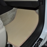 Автомобильные коврики EVA на Toyota Sequoia II 3 ряда (2008->)