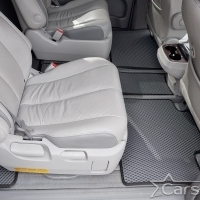 Автомобильные коврики EVA на Toyota Sienna III 6 мест (2010-2020)