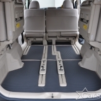 Автомобильные коврики EVA на Toyota Vellfire I пр.руль (2008-2014) 2 ряд - 3 места