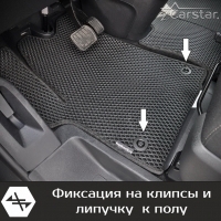 Автомобильные коврики EVA на Peugeot Traveller 7 мест, Long (2016->) 