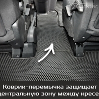 Автомобильные коврики EVA на Peugeot Traveller 7 мест, Long (2016->) 
