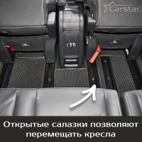 Автомобильные коврики EVA на Peugeot Traveller 7 мест, Long (2016->) 