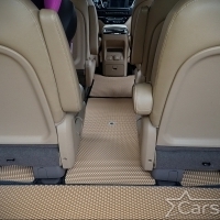 Коврики текстильные на Kia Carnival III (9мест) 2+2 без трансформеров (2014->)