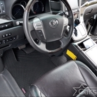 Коврики текстильные на Toyota Alphard II (2008-2014)