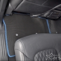 Двухслойные коврики EVA на Nissan Patrol VI Y62 3 ряда (2010->)