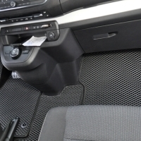 Автомобильные коврики EVA на Peugeot Traveller 8 мест, не Long (2016-2024)