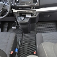 Автомобильные коврики EVA на Opel Zafira Life 8 мест не Long (2019-2025).