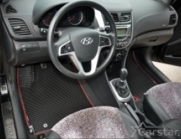 Автомобильные коврики EVA на Hyundai Solaris I (2010-2017)