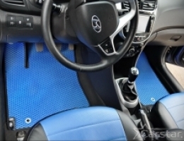 Автомобильные коврики EVA на Hyundai Solaris I (2010-2017)