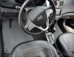 Автомобильные коврики EVA на Hyundai Solaris I (2010-2017)
