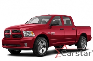 Комплект ковриков в салон Dodge RAM IV кабина 2.0 (2008-2018)