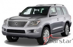 Комплект ковриков в салон Lexus LX III 570 (2007-2012)