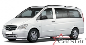 Комплект ковриков в салон и багажник Mercedez-Benz Vito II W639 без столика (2003-2014)