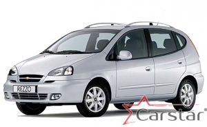 Комплект ковриков в салон  Chevrolet Rezzo (2000-2008)