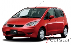 Комплект ковриков в салон Mitsubishi Colt VI (2003-2012)