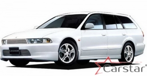 Комплект ковриков в салон  Mitsubishi Legnum пр.руль (1996-2003) 