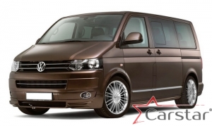 Комплект ковриков в салон и багажник Volkswagen Multivan T5 (2003-2015)