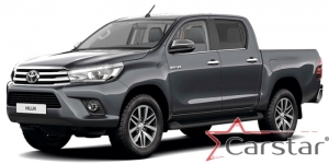 Комплект ковриков в салон Toyota Hilux VIII (2015->