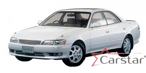 Комплект ковриков в салон Toyota Mark II VII пр.руль (1992-1996)