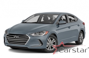 Комплект ковриков в салон Hyundai Elantra VI (2015-2019)