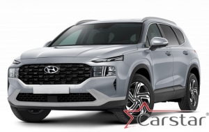 Комплект ковриков в салон Hyundai Santa Fe IV рестайл (2020->)