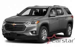 Комплект ковриков в салон Chevrolet Traverse II 3 ряда (2017-2021) 