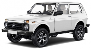 Комплект ковриков в салон Lada (ВАЗ) 2121 (4x4) Нива 3D (2014-2020) рестайл1