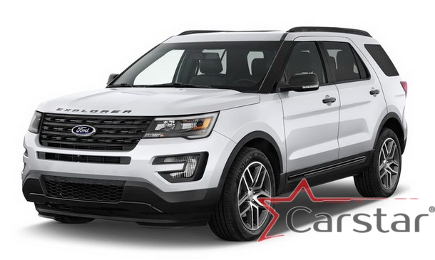 Текстильные коврики для Ford Explorer V рестайл (2015->) 