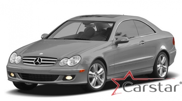 Двухслойные коврики EVA для Mercedes-Benz CLK-klasse II W209 (2002-2010)